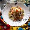 Салат с плавленым сырком и куриными сердцами