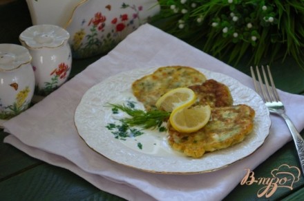 Оладушки с брынзой и зеленью