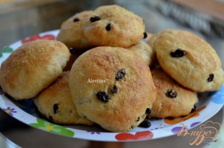 Булочки со вкусом  Эрл Грей и изюмом