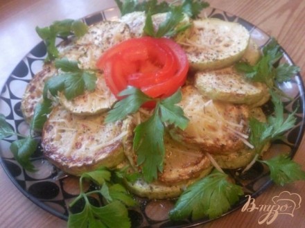 Кабачки с сыром и прованскими травами