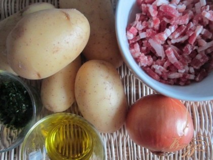 Основные продукты, плюс 1 яйцо, панировка и специи.