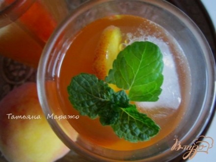 Холодный персиковый чай ( ice tea)