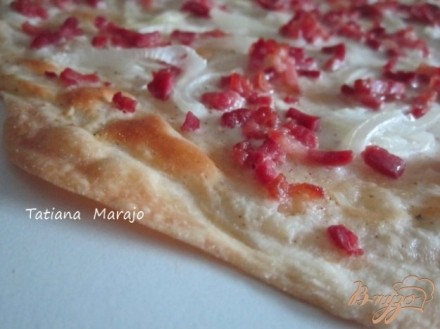 Тарт фламбе ( Tarte flamb&#233;e )