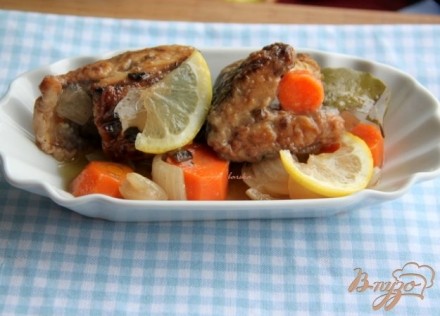 Скумбрия в маринаде ескабече (escabeche)