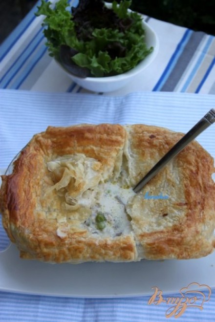 Американский пирог Chicken pot pie