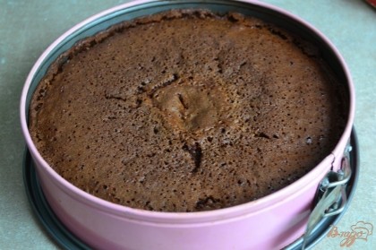 Пирог выпекать в течении 40-50 минут в заранее разогретой до 170С духовке. Готовому пирогу дать остыть и вынуть из формы.