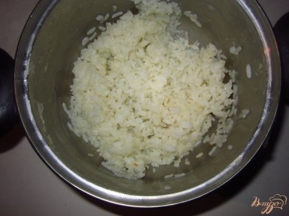 Рис сварить до готовности.