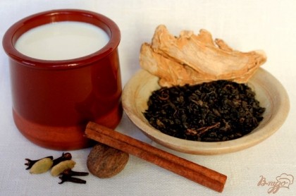 Ингредиенты для масала чая.