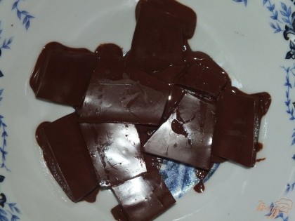 Шоколад растопить в микроволновке или на паровой бане