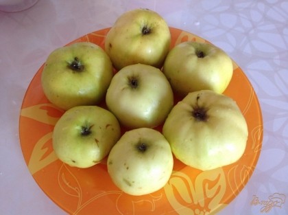 Яблоки моем