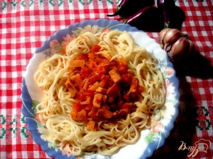 Готово! Очень вкусно подавать со спагетти.
