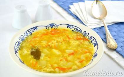 Суп «Затируха» получается сытным, насыщенным и очень вкусным.