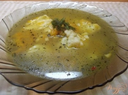 Готово! Подавайте суп горячим, посыпав рубленой зеленью, моно с гренками. приятного вам аппетит! =)