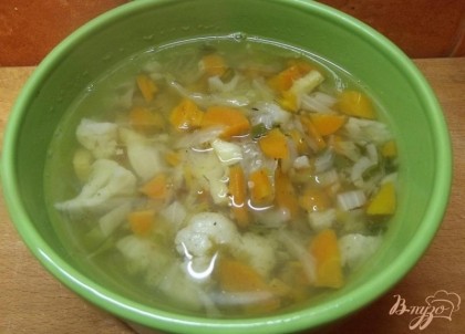 Готово! Перед подачей супу необходимо настоятся не менее 30 минут. Подавать теплым.