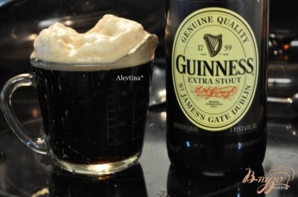  Пиво используем темное,если нет Guinness stout. Добавляем в грибы и в говядину с луком.