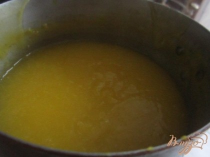 Вылить в горячий апельсиновый сок, дать смеси загустеть. По вкусу можно еще добавить немного лимонного сока и корицы. Соус готов.