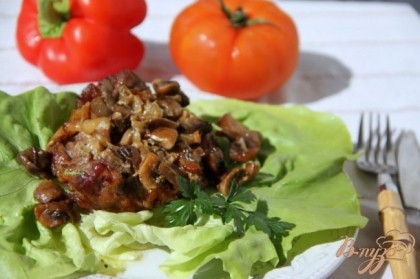 Готово! Подавать на листьях свежего салата и со свежими/маринованными овощами.Приятного аппетита!