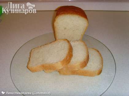 Порезать хлеб на кусочки толщиной в 1 см