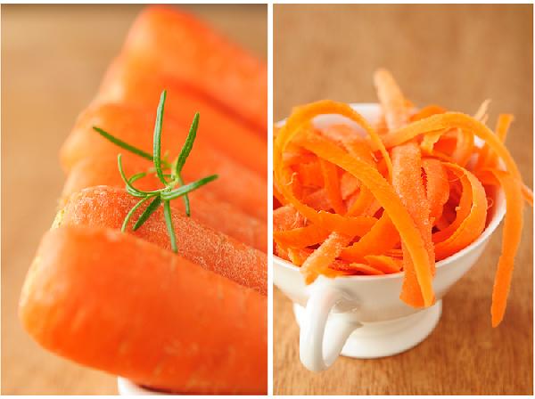 Разогреть духовку до 180 градусов. Очищенную и нарезанную морковь поместить в кипящую воду на 4-6 минут, воду слить. Морковь переложить в форму для запекания.