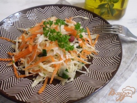 Овощной салат с рисовым уксусом