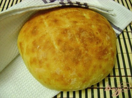 Кефирный хлеб на манке