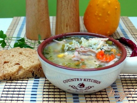 Суп овощной с кус - кусом