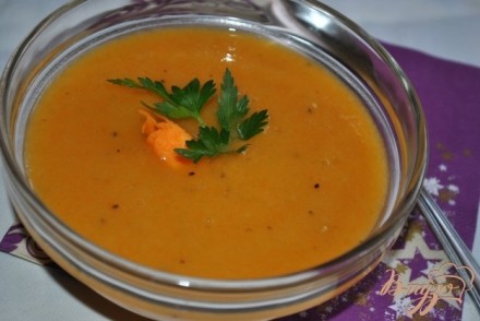 Сладкий крем-суп из тыквы