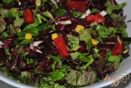 Салат с красной капустой