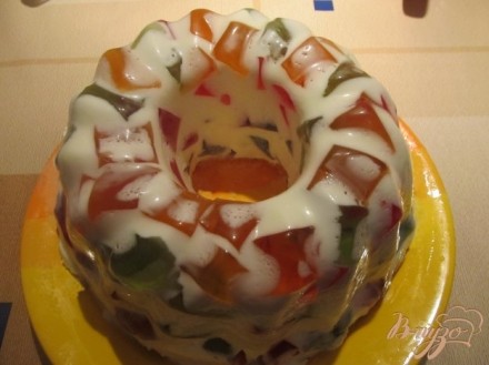 Торт Самоцветы с печеньем