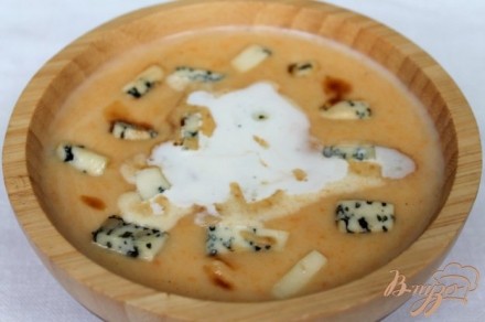 Крем-суп с голубым сыром
