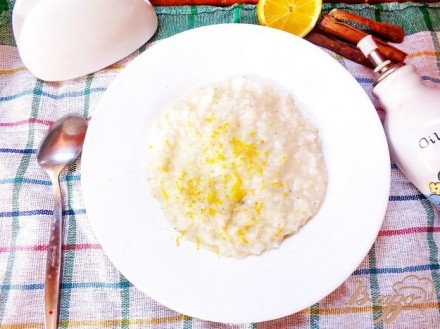 Имбирный рис с лимоном и корицей