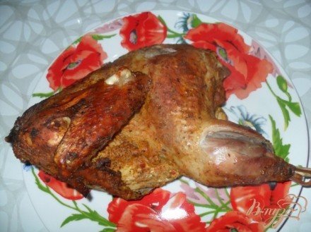 Домашняя курица в горчичной шубке