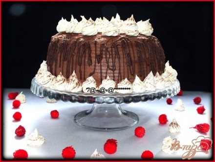 Торт Шоколадно-кофейный с безе