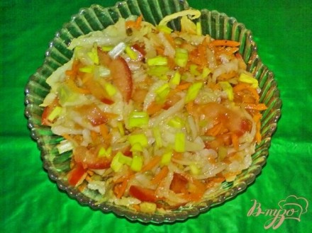 Салат из кольраби с морковью по-корейски