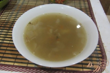 Рыбный суп с манной крупой