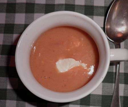 Суп-пюре из тыквы c карри