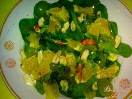 Салат со шпинатом
