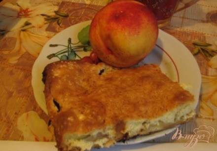Пирог домашний яблочный