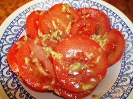 Острая закуска с помидорами