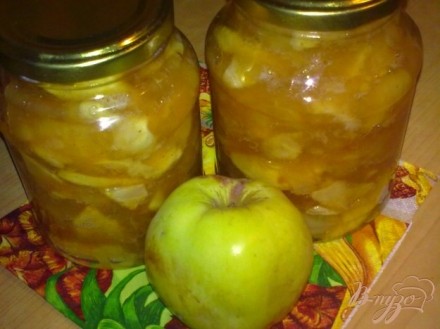 Яблочное варенье с лимоном и имбирем