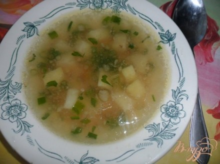 Легкий куриный суп с гречкой