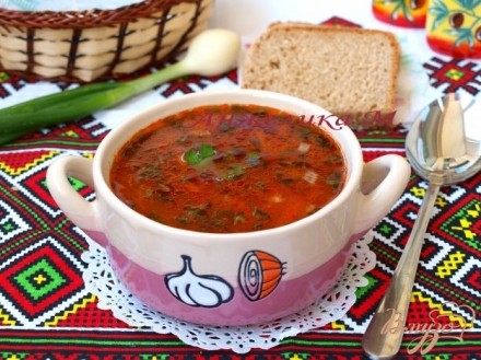 Рисовый суп с томатом