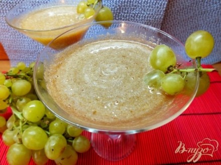 Виноградно-сливовый фрэш со сливками