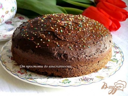 Шоколадный торт со свеклой