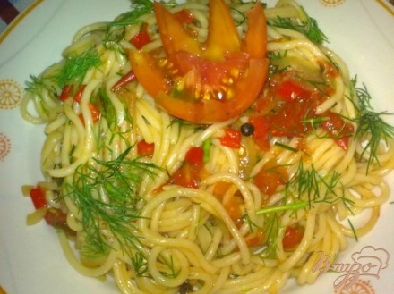 Спагетти с остринкой