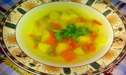 Суп с зеленым горошком Легкость