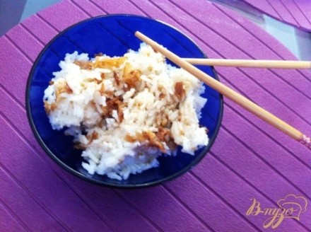 Рис с чесноком по японски