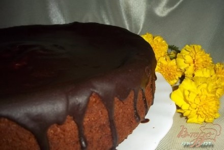 Медово-шоколадно-банановый торт