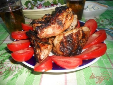 Курица маринованная в томатном соусе