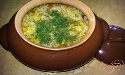 Рис с грибами по-болгарски